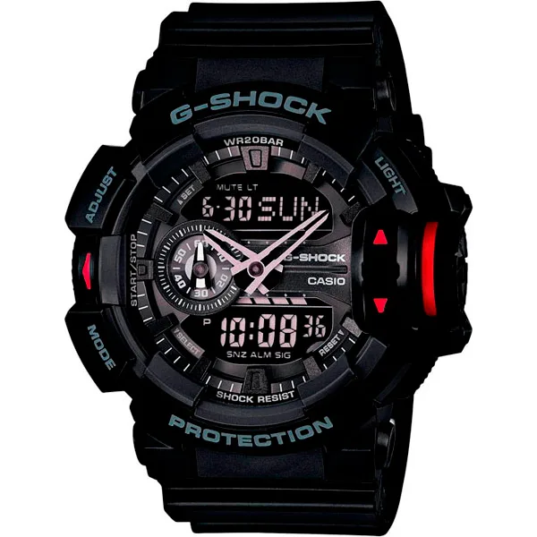 Японские наручные мужские часы Casio GA-400-1B. Коллекция G-Shock