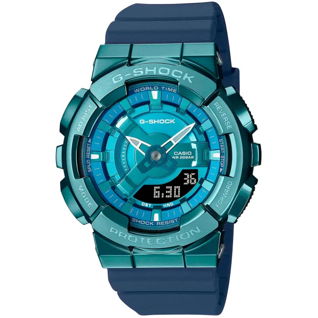 Японские наручные женские часы Casio GM-S110LB-2A. Коллекция G-Shock