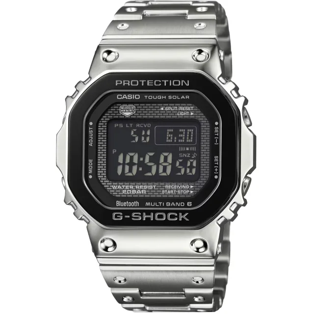 Японские наручные мужские часы Casio GMW-B5000BT-1. Коллекция G-Shock