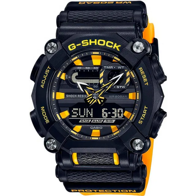 Японские наручные мужские часы Casio GA-900A-1A9ER. Коллекция G-Shock