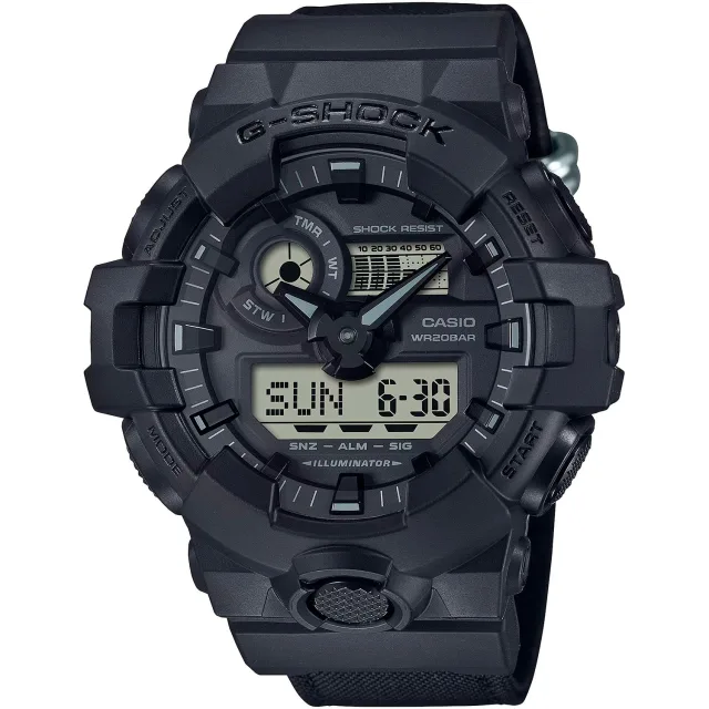 Японские наручные мужские часы Casio GA-700BCE-1A. Коллекция G-Shock