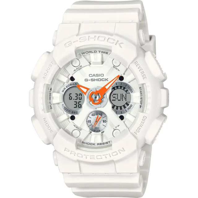 Японские наручные женские часы Casio GMA-S120SA-7A1. Коллекция G-Shock