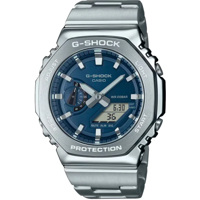 Японские наручные мужские часы Casio GM-2110D-2B. Коллекция G-Shock