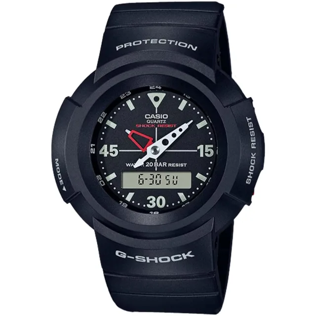Японские наручные мужские часы Casio AW-500E-1E. Коллекция G-Shock