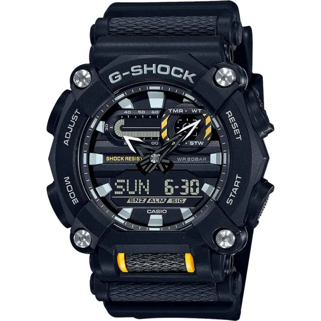 Японские наручные мужские часы Casio GA-900-1AER. Коллекция G-Shock