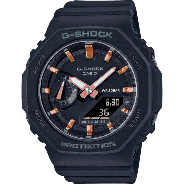 Японские наручные женские часы Casio GMA-S2100-1AER. Коллекция G-Shock