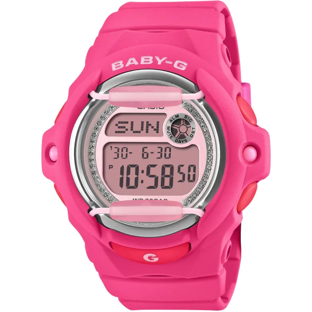 Японские наручные женские часы Casio BG-169KB-4B1. Коллекция Baby-G