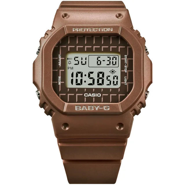 Японские наручные женские часы Casio BGD-565USW-5. Коллекция Baby-G