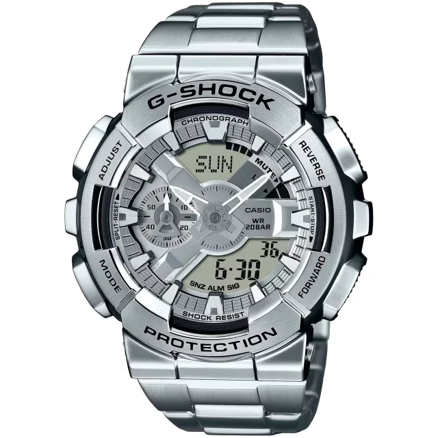 Японские наручные мужские часы Casio GM-110D-8A. Коллекция G-Shock