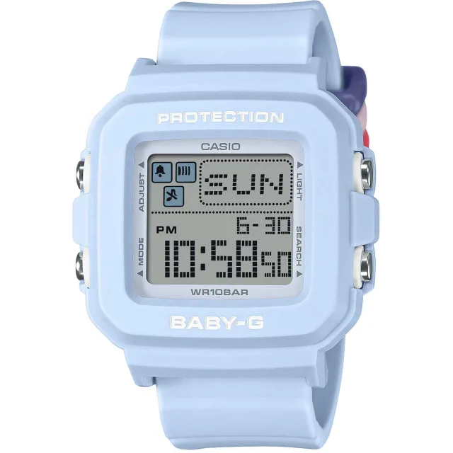 Японские наручные женские часы Casio BGD-10L-2. Коллекция Baby-G