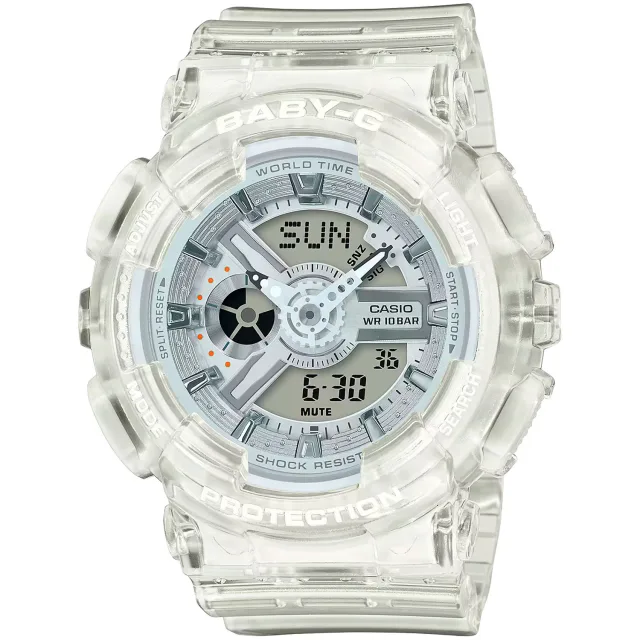 Японские наручные женские часы Casio BA-110XCR-7A. Коллекция Baby-G