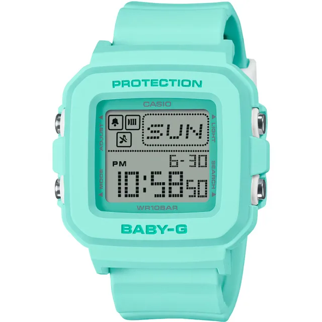 Японские наручные женские часы Casio BGD-10-3. Коллекция Baby-G
