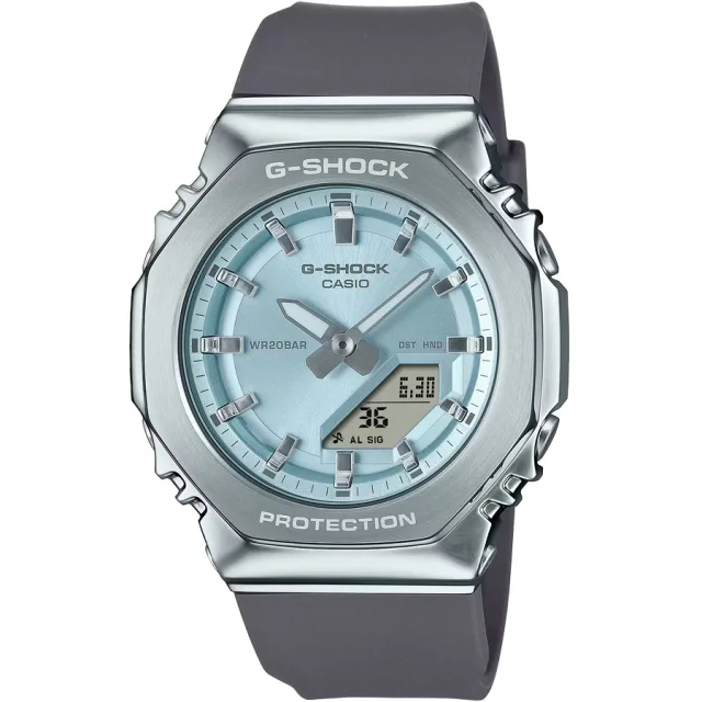 Японские наручные женские часы Casio GM-S2110-2A. Коллекция G-Shock