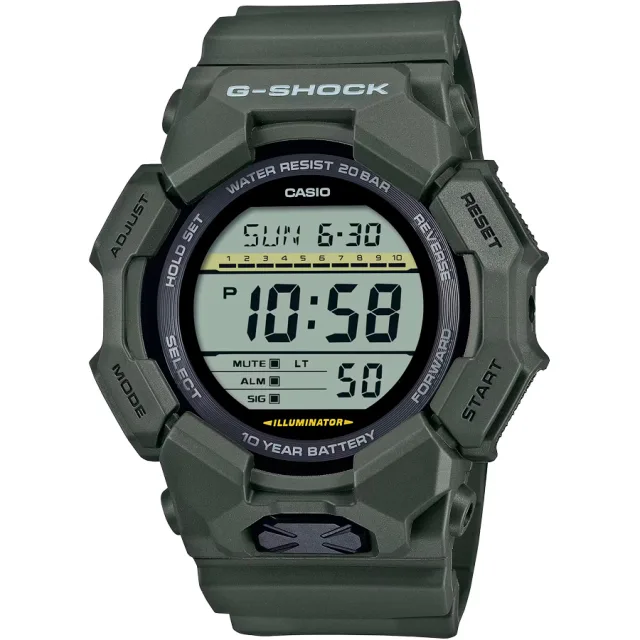 Японские наручные мужские часы Casio GD-010-3. Коллекция G-Shock