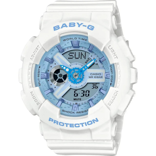 Японские наручные женские часы Casio BA-110XBE-7A. Коллекция Baby-G
