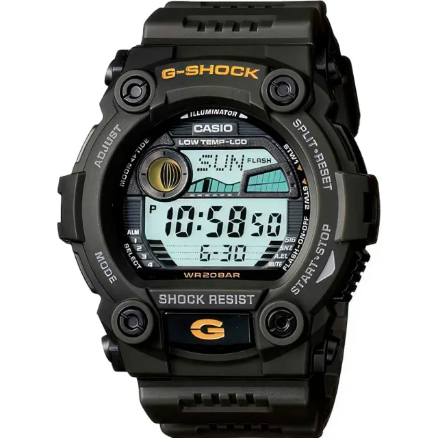 Японские наручные мужские часы Casio G-7900-3E. Коллекция G-Shock