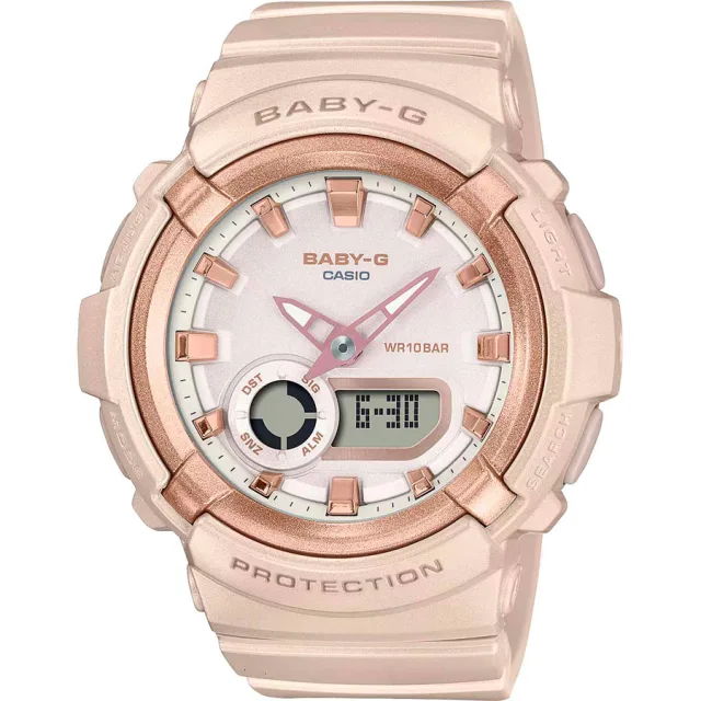 Японские наручные женские часы Casio BGA-280BA-4A. Коллекция Baby-G