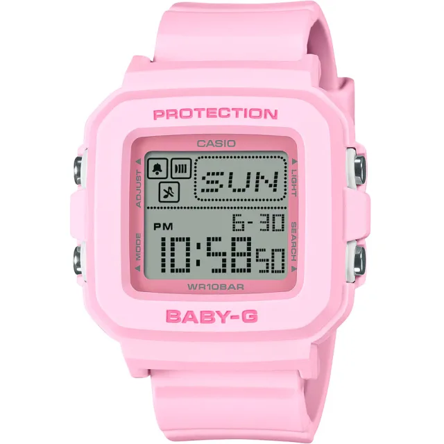 Японские наручные женские часы Casio BGD-10-4. Коллекция Baby-G