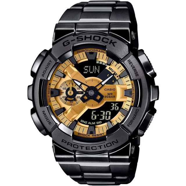 Японские наручные мужские часы Casio GM-110BD-1A9. Коллекция G-Shock