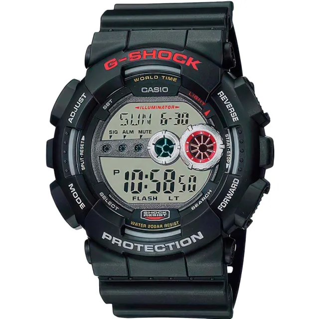 Японские наручные мужские часы Casio GD-100-1A. Коллекция G-Shock