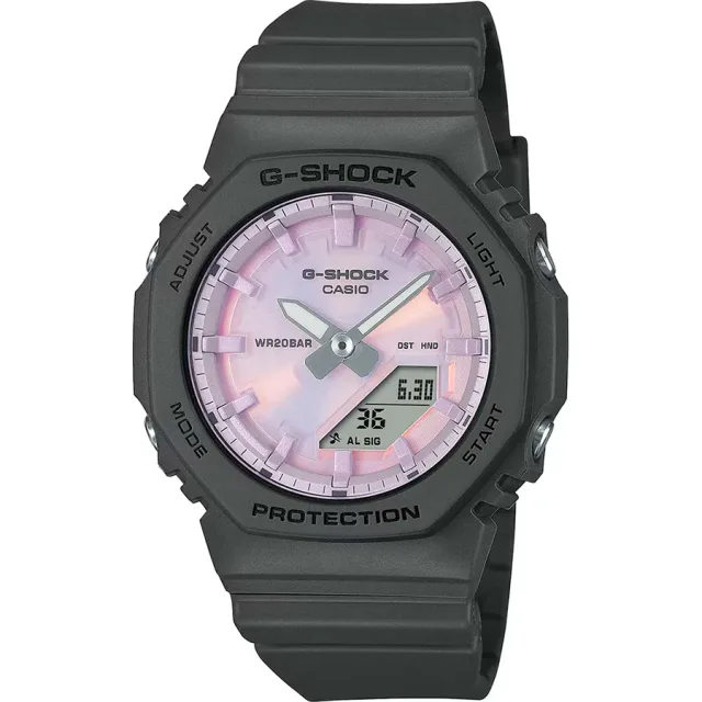 Японские наручные женские часы Casio GMA-P2100PC-1A. Коллекция G-Shock