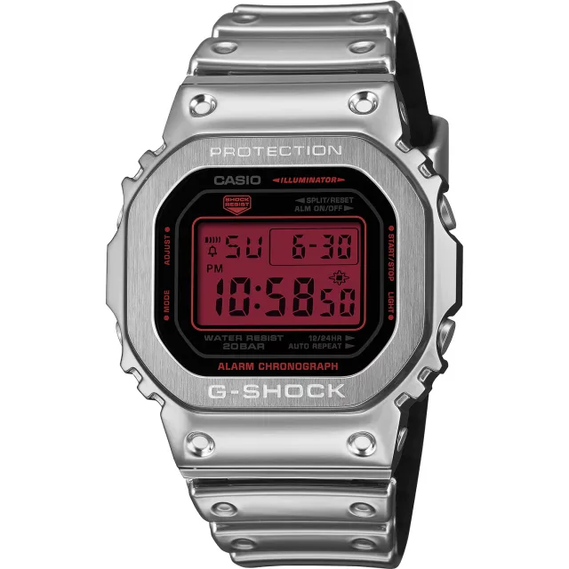 Японские наручные мужские часы Casio GM-5600YRA-8. Коллекция G-Shock