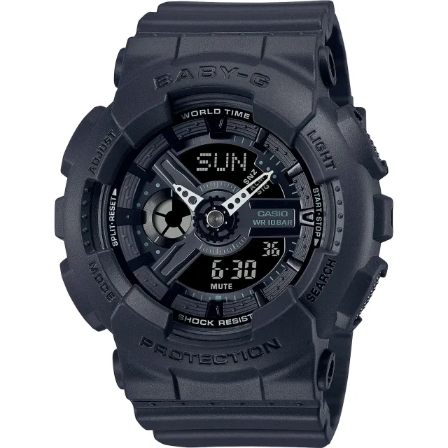 Японские наручные женские часы Casio BA-110XBC-1A. Коллекция Baby-G
