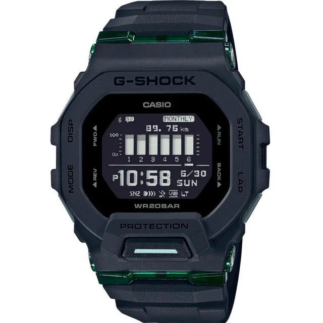 Японские наручные мужские часы Casio GBD-200UU-1ER. Коллекция G-Shock
