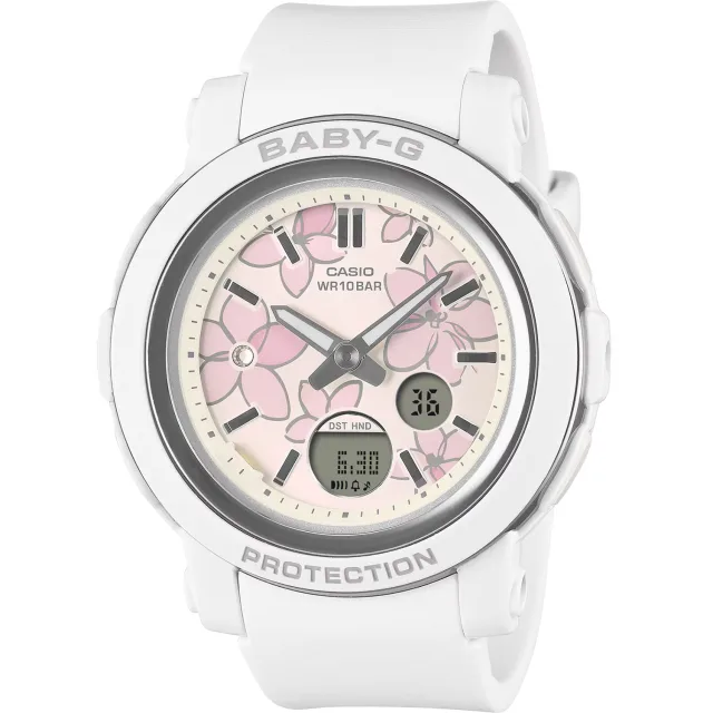 Японские наручные женские часы Casio BGA-290FL-7A. Коллекция Baby-G