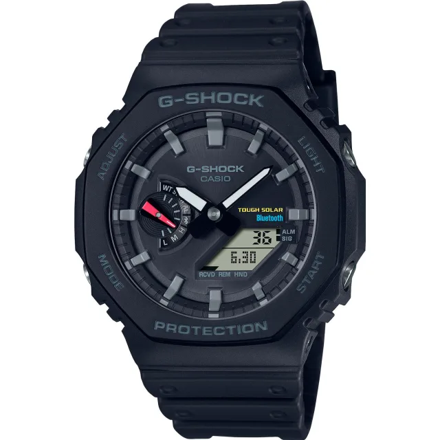 Японские наручные мужские часы Casio GA-B2100-1A. Коллекция G-Shock