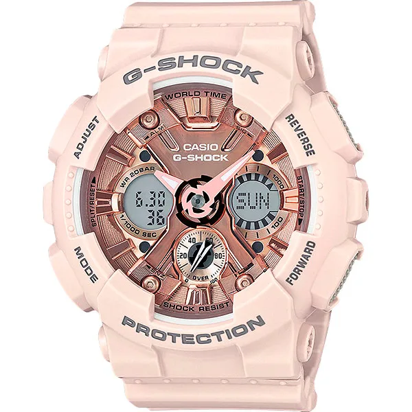 Японские наручные женские часы Casio GMA-S120MF-4A. Коллекция G-Shock