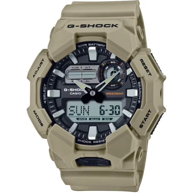 Японские наручные мужские часы Casio GA-010-5A. Коллекция G-Shock