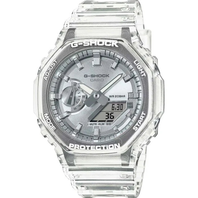 Японские наручные мужские часы Casio GA-2100BM-7A8. Коллекция G-Shock