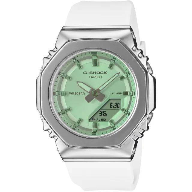 Японские наручные мужские часы Casio GM-S2110SR-7A. Коллекция G-Shock