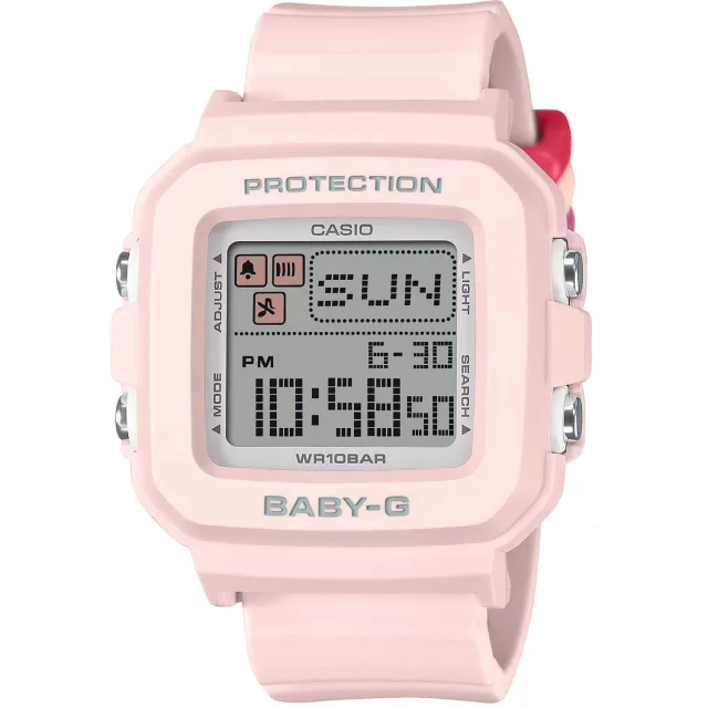Японские наручные женские часы Casio BGD-10L-4. Коллекция Baby-G