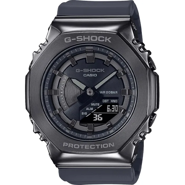 Японские наручные мужские часы Casio GM-S2100B-8AER. Коллекция G-Shock