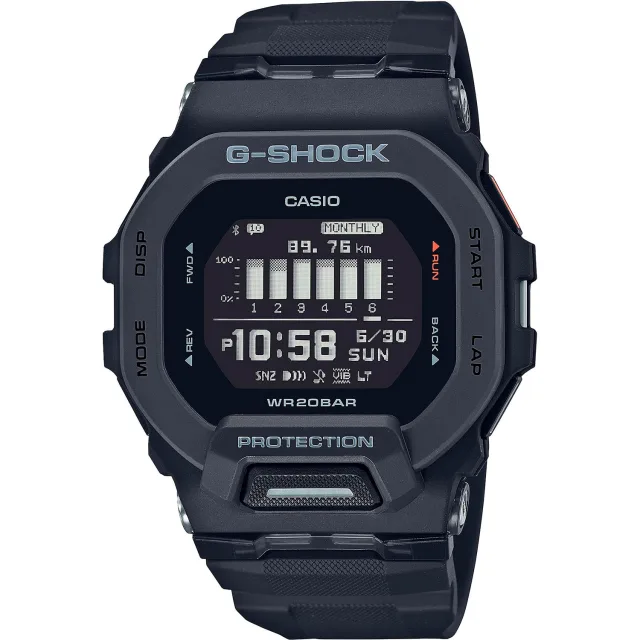 Японские наручные мужские часы Casio GBD-200-1. Коллекция G-Shock