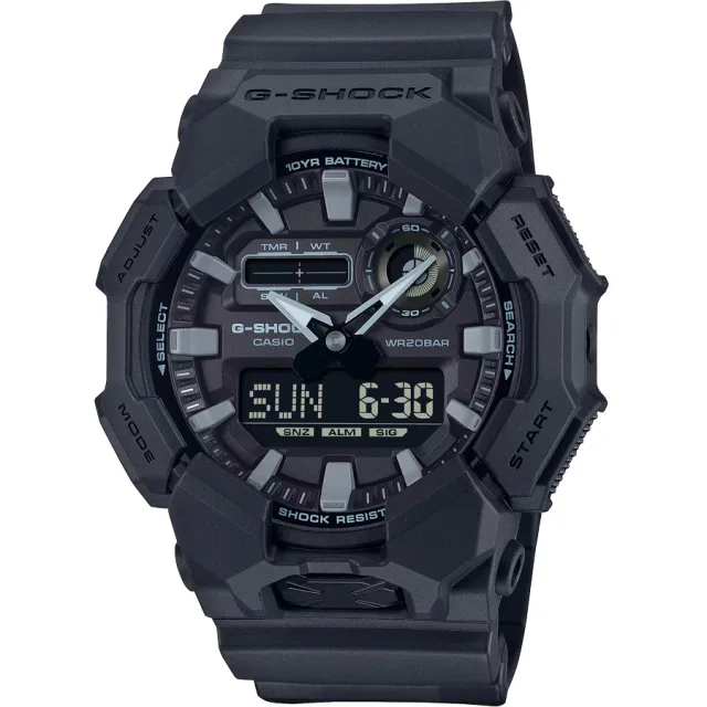 Японские наручные мужские часы Casio GA-010-1A1. Коллекция G-Shock