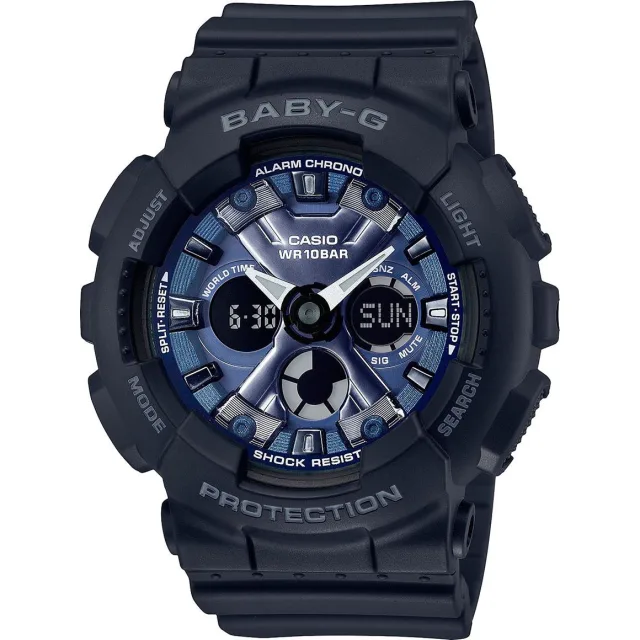 Японские наручные женские часы Casio BA-130-1A2ER. Коллекция Baby-G